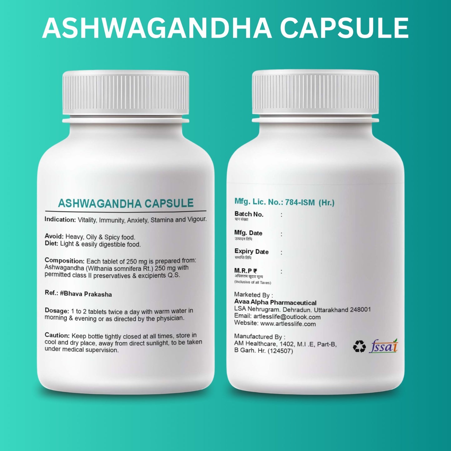 Vedashwa Ashwagandha Capsule